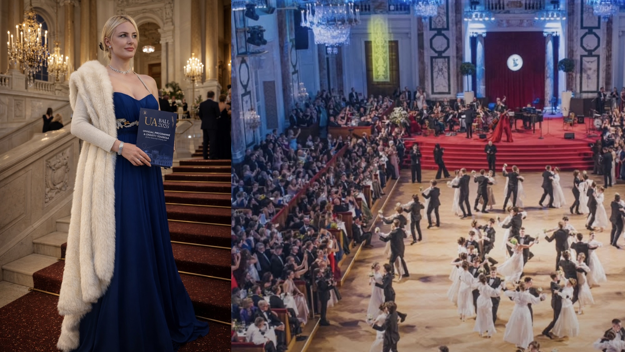 Український благодійний бал у Відні в палаці Hofburg, культурна подія української діаспори в Австрії